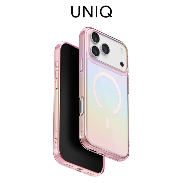  Ốp Lưng UNIQ Iridescia Holographic Case with MagClick™Chống Sốc Thời Trang Đạt Chuẩn Chính Hãng 17 Pro Max 