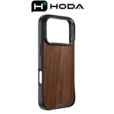  Ốp Lưng Chống Sốc HoDa Diverse Walnut Gỗ Óc Chó Viền TPU Chống Sốc Tích Hợp Sạc Từ Tính Chính Hãng cho iPhone 17 Pro Max 