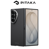  [ZFold8Ultra] Ốp PITAKA Black Bản Hở Viền – Siêu Phẩm Từ Sợi Aramid Dệt Chính Hãng 
