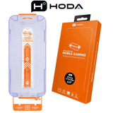  Cường Lực HODA Chống Vân Tay Màn Hình Nhám Có Khung Trợ Dán 2.5D Cao Cấp Chính Hãng cho iPhone 