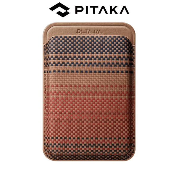  Ví PITAKA Sunset Hít Nam Châm Chất Liệu Cadmyra™Dệt Mềm Siêu Nhẹ 38g Chính Hãng Cao Cấp 