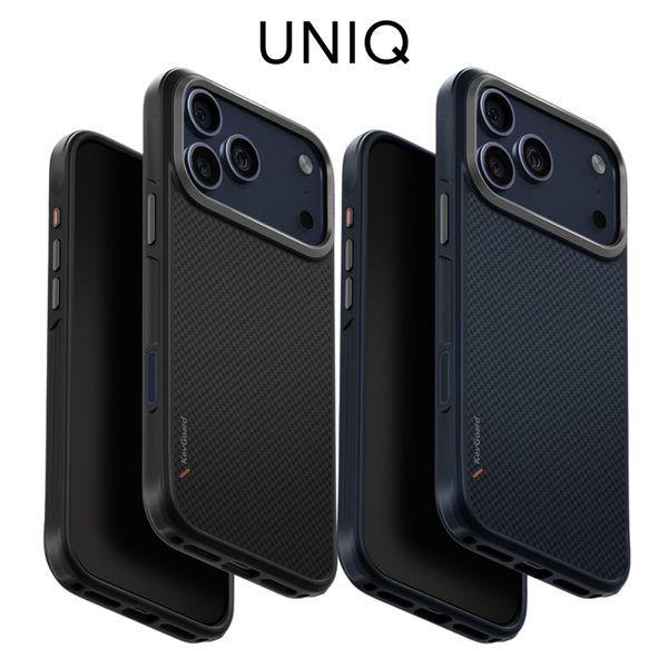  Ốp UNIQ Keva Tough Aramid Protective Case Có Nút Control Chống Sốc Đạt Chuẩn Cao Cấp Chính Hãng cho iP 17 Pro Max 