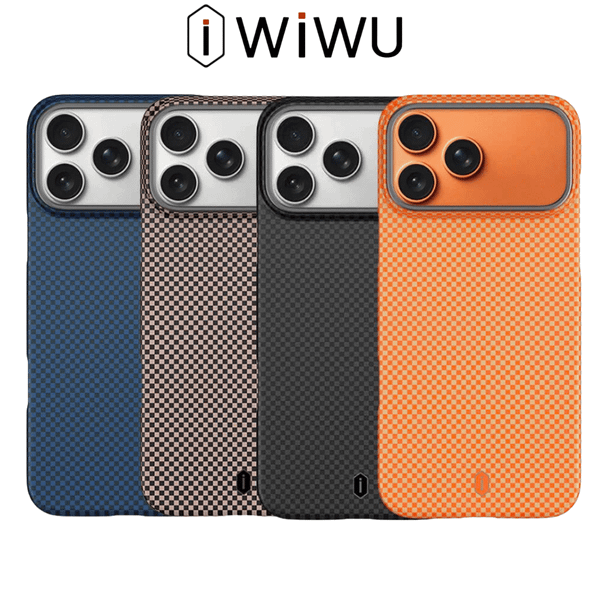  Ốp WIWU Aramid Armor| Air DCC-206| DCC-208 Siêu Mỏng Nhẹ Tích Hợp Sạc Từ Tính Chính Hãng cho iPhone 17 Pro| 17 Pro Max 