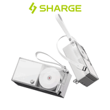  Sạc Sharge Retractable 3-in-1 2 Cổng C Cáp Tích Hợp Max 30W - – Cáp USB-C Tự Thu Chính Hãng 