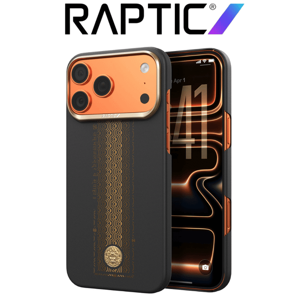  Ốp Lưng Raptic Aramid Fortune Dual Case – Mạ Vàng 24K Cho iPhone 17 Pro Max 