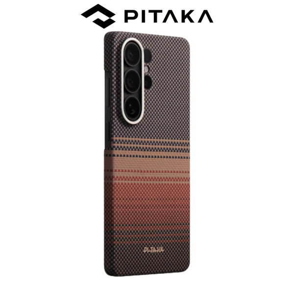  Ốp Lưng PITAKA Sunset Bản Khoét Viền – Siêu Phẩm Từ Sợi Aramid Dệt cho SamSung S25Ultra & S26Ultra 