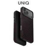  Ốp Lưng UNIQ KEVA EDGE [ Sợi ARAMID] Khoét Viền Siêu Mỏng Tích Hợp Sạc Từ Tính Chính Hãng cho iPhone 17 Pro Max 
