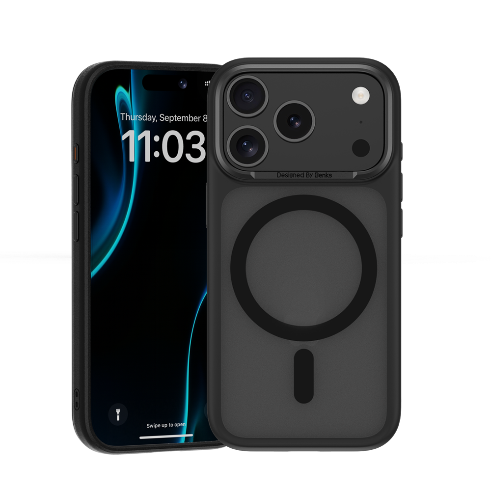  Ốp Lưng Benks MistClap Viền TPU Dẻo Chống Sốc Thời Trang Tích Hợp Sạc Từ Tính cho iPhone 17 Pro| 17 Pro Max 