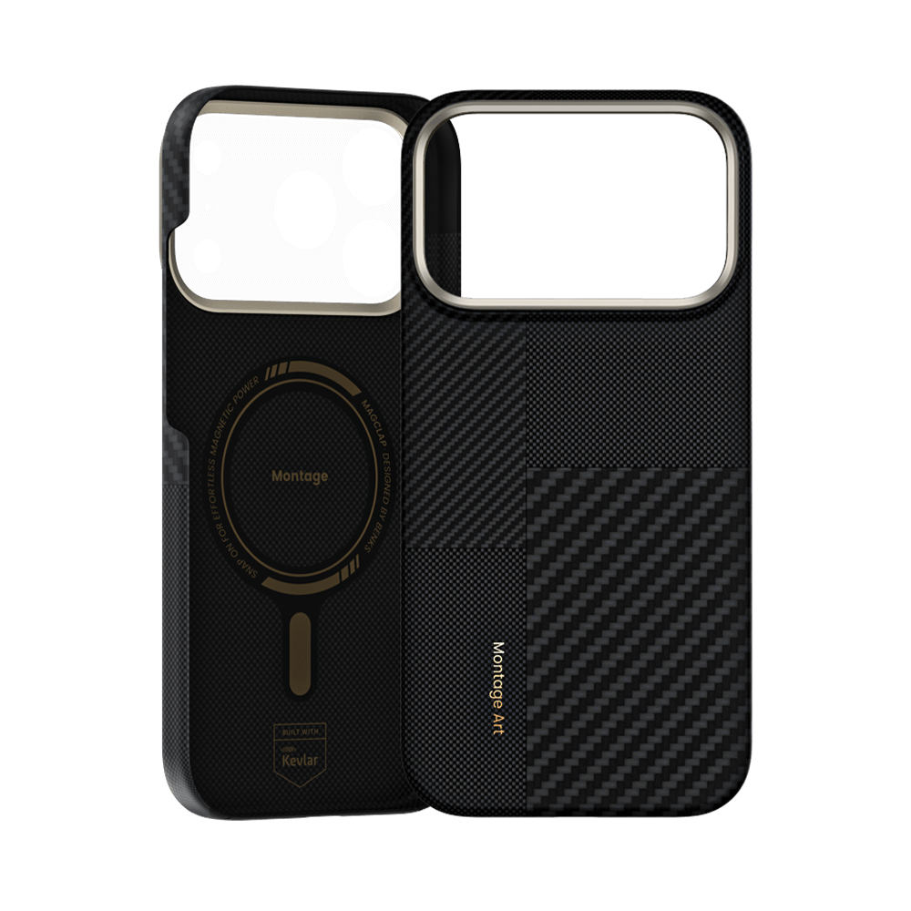  Ốp Lưng Benks Montage ArmorAir/ Pro Có Nút Camera Control case built with Kevlar® Cao Cấp Chính Hãng cho iPhone 16 Pro| 16 Pro Max| 17 Pro| 17 Pro Max 