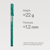  Ốp PITAKA Monogram Gold Green Hở Viền Có Nút Control – Siêu Phẩm Từ Sợi Aramid Dệt cho iPhone 17 Pro Max| 17 Pro 