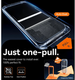  Cường Lực TORRAS Trong Suốt/ Chống Nhìn Trộm Combo 2 Kính /Hộp Có Khung Trợ Dán Cao Cấp Chính Hãng cho iP 16 Pro Max/ 16 Pro 