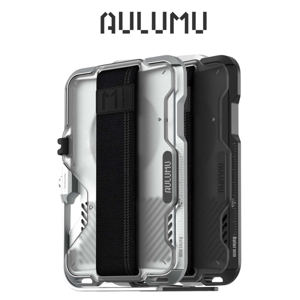  Ví Kim Loại Hít Nam Châm Aulumu G03 Đựng Thẻ| CCCD Tích Hợp Giá Đỡ| Chống Trộm RFID Cao Cấp Chính Hãng cho iPhone 