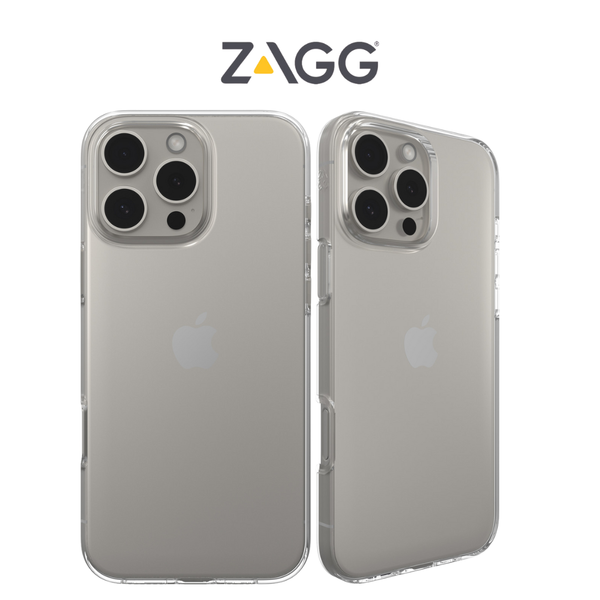  Ốp Lưng Zagg Trong Suốt Crystal Pro Chống Sốc Bảo Vệ Đạt Chuẩn Cao Cấp Chính Hãng cho iPhone 15 Pro| 15 Pro Max| 16 Pro| 16 Pro Max 