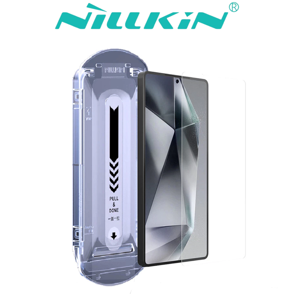  Cường Lực Trong Suốt Không Viền Đen Nillkin Amazing H+ Pro Có Khung Trợ Dán Cao Cấp Chính Hãng cho SamSung S25Ultra 