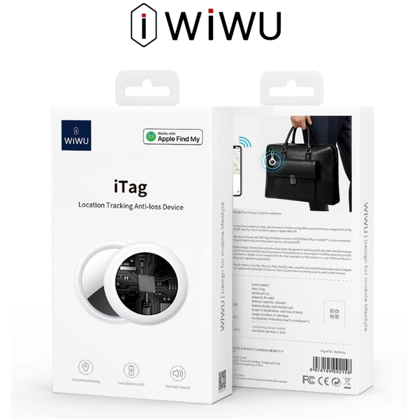  Thiết Bị Định Vị WiWU iTag WT-01 Cao Cấp Chính Hãng 