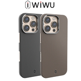  Ốp Lưng Wiwu Aramid Armor DCC-208 Sợi Aramid Siêu Bền Khung Camera Bảo Vệ Kiêm Giá Đỡ Tiện Lợi Cao Cấp Chính Hãng cho iP 16 Pro Max 