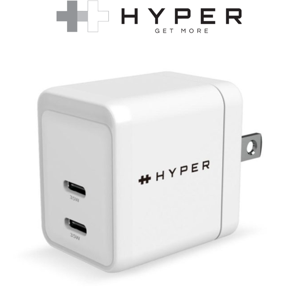  Củ Sạc Nhanh HyperJuice GAN II Dual Type-C PD 35W| PPS 33W Cao Cấp Chính Hãng 