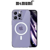  Ốp Lưng Memumi Trong Suốt Full Camera Chống Ố Vàng Siêu Mỏng Nhẹ  Tích Hợp Sạc Không Dây Cao Cấp Chính Hãng cho iPhone 15 Pro Max| 16 Plus| 16 Pro| 16 Pro Max 