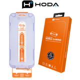  Cường Lực HODA Chống Vân Tay Màn Hình Nhám Có Khung Trợ Dán 2.5D Cao Cấp Chính Hãng cho iPhone 