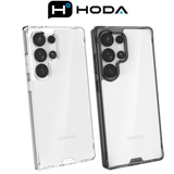  Ốp Lưng Hoda Crystal Pro Trong Suốt| Viền Đen Chống Sốc Bảo Vệ Đạt Chuẩn Cao Cấp Chính Hãng cho SamSung S25Ultra 