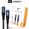  Cáp Sạc Nhanh Hoda W3 PD 60W Type C to C Độ Dài 2M Chính Hãng 