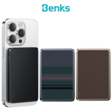  Pin Sạc Dự Phòng Benks ArmorGo 5.000mAh - 10.000mAh Sợi Aramid Aurora| Đen| Nâu Cao Cấp Chính Hãng cho iPhone 