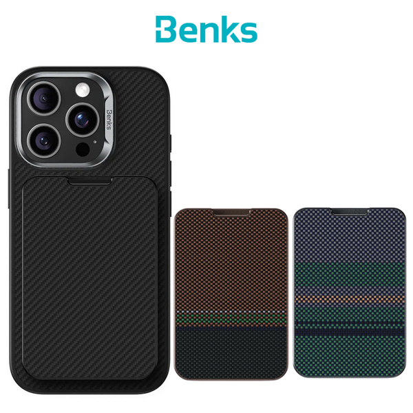  Ví Hít Magnetic Benks ArmorGo Đựng Thẻ| CCCD Tích Hợp Giá Đỡ Chống Quét Trộm RFID Cao Cấp Chính Hãng cho iPhone 