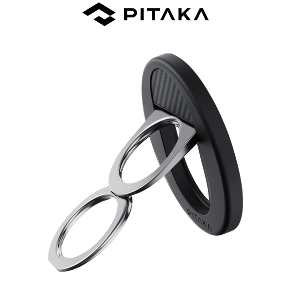  Giá Đỡ PITAKA Black/Grey MagEZ Grip 3 Stand Ring Holder Cao Cấp Chính Hãng cho iPhone 