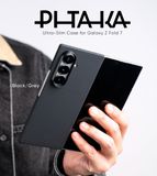  [ZFold7] Ốp PITAKA Black Bản Hở Viền – Siêu Phẩm Từ Sợi Aramid Dệt Chính Hãng Bảo Hành 12 Tháng 
