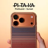  Ốp Pitaka Sunset ProGuard Bản Full Viền Có Nút Control – Siêu Phẩm Từ Sợi Aramid Dệt cho iP 17 Pro Max| 17 Pro 