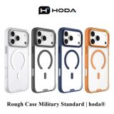  Ốp HODA Rough Magnetic Lưng Nhám Viền TPU Chống Sốc 2M Chính Hãng cho iPhone 17| 16 Series 