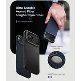  Ốp UNIQ Keva Tough Aramid Protective Case Có Nút Control Chống Sốc Đạt Chuẩn Cao Cấp Chính Hãng cho iP 17 Pro Max 