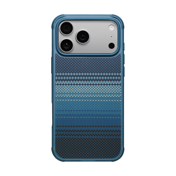  Ốp Lưng Pitaka Moonrise ProGuard Case Bản Full Viền Có Nút Control – Siêu Phẩm Từ Sợi Aramid Dệt cho iP 17 Pro Max| 17 Pro 