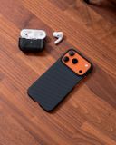  Ốp PITAKA Black Hở Viền Có Nút Control – Siêu Phẩm Từ Sợi Aramid Dệt cho iPhone 16| 17 Series 