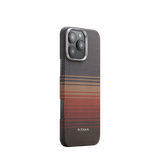  Ốp PITAKA Sunset Hở Viền Có Nút Control – Siêu Phẩm Từ Sợi Aramid Dệt cho iPhone 16| 17 Series 