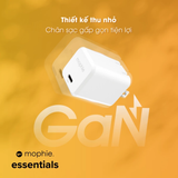  Củ sạc Mophie Essential Gan 30W| 40W 1C Cao Cấp Chính Hãng 