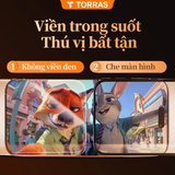  Cường Lực TORRAS Trong Suốt/ Chống Nhìn Trộm Combo 2 Kính /Hộp Có Khung Trợ Dán Cao Cấp Chính Hãng cho iP 16 Pro Max/ 16 Pro 