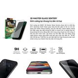  Cường Lực Dekey 3D Trong Suốt| Chống Nhìn Trộm MASTER GLASS SENTERY™ Có Khung Trợ Dán Cao Cấp Chính Hãng cho iPhone 15 Pro Max| 15 Pro| 14 Pro Max| 14 Pro 