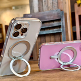  Ốp Lưng WIWU Trong Suốt Viền Dẻo Chống Sốc Kiêm Giá Đỡ Hỗ Trợ Sạc Không Dây Cao Cấp Chính Hãng cho iPhone 16 Pro Max| 16 Pro 