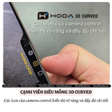  Cường Lực Hoda 3D Chống Chói Full Tràn Viền Có Khung Chính Hãng cho iPhone 16| 17 Series 