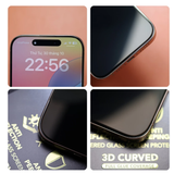  Cường Lực Hoda 3D Curved Full Viền 2in1 Chống Nhìn Trộm & Chống Chói Cao Cấp Chính Hãng cho iPhone 16 Pro | iPhone 16 Pro Max 
