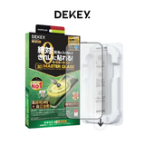  Cường Lực Dekey 3D Trong Suốt MASTER GLASS SENTERY™ Không Lẹm Viền Có Khung Trợ Dán Cao Cấp Chính Hãng cho iPhone 16 Pro Max| 16 Pro 