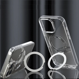  Ốp Lưng WIWU Trong Suốt Viền Dẻo Chống Sốc Kiêm Giá Đỡ Hỗ Trợ Sạc Không Dây Cao Cấp Chính Hãng cho iPhone 16 Pro Max| 16 Pro 