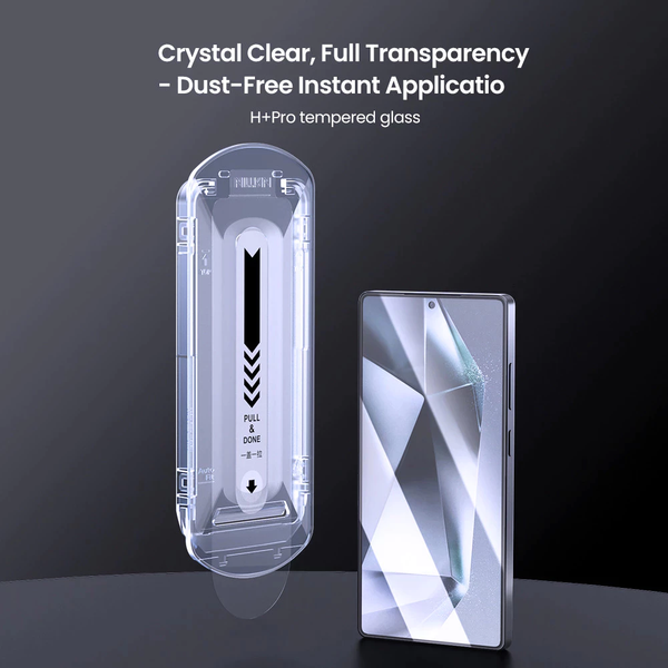  Cường Lực Trong Suốt Không Viền Đen Nillkin Amazing H+ Pro Có Khung Trợ Dán Cao Cấp Chính Hãng cho SamSung S25Ultra 