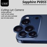  Lens Camera URR Phủ SAPPHIRE PVDSS Chính Hãng cho iPhone 17|16|15 Series 