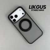  Ốp Likgus Ring Nhám Chống Sốc Kiêm Giá Đỡ Hỗ Trợ Sạc Từ Tính Chính Hãng cho iPhone 17 Series 