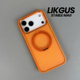 Ốp Likgus Ring Nhám Chống Sốc Kiêm Giá Đỡ Hỗ Trợ Sạc Từ Tính Chính Hãng cho iPhone 17 Series 