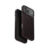  Ốp Lưng UNIQ KEVA EDGE [ Sợi ARAMID] Khoét Viền Siêu Mỏng Tích Hợp Sạc Từ Tính Chính Hãng cho iPhone 17 Pro Max 