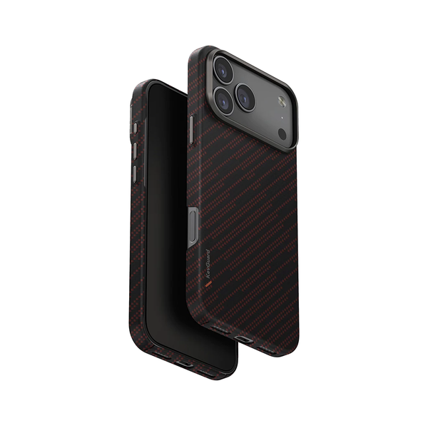  Ốp Lưng UNIQ KEVA EDGE [ Sợi ARAMID] Khoét Viền Siêu Mỏng Tích Hợp Sạc Từ Tính Chính Hãng cho iPhone 17 Pro Max 