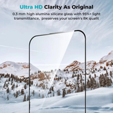  Cường Lực Benks Ultra Shield HD Trong Suốt 2.5D Có Khung Trợ Dán Chính Hãng cho iPhone 17 Pro Max 